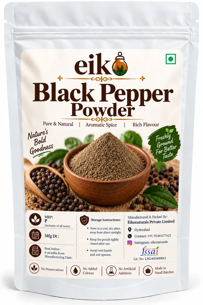 Black Pepper Powder (మిరియాల పొడి / Kali Mirch)